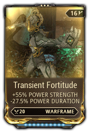 fortitude warframe transient mods wikia narrow minded adatok overextended expertise fleeting nightmare