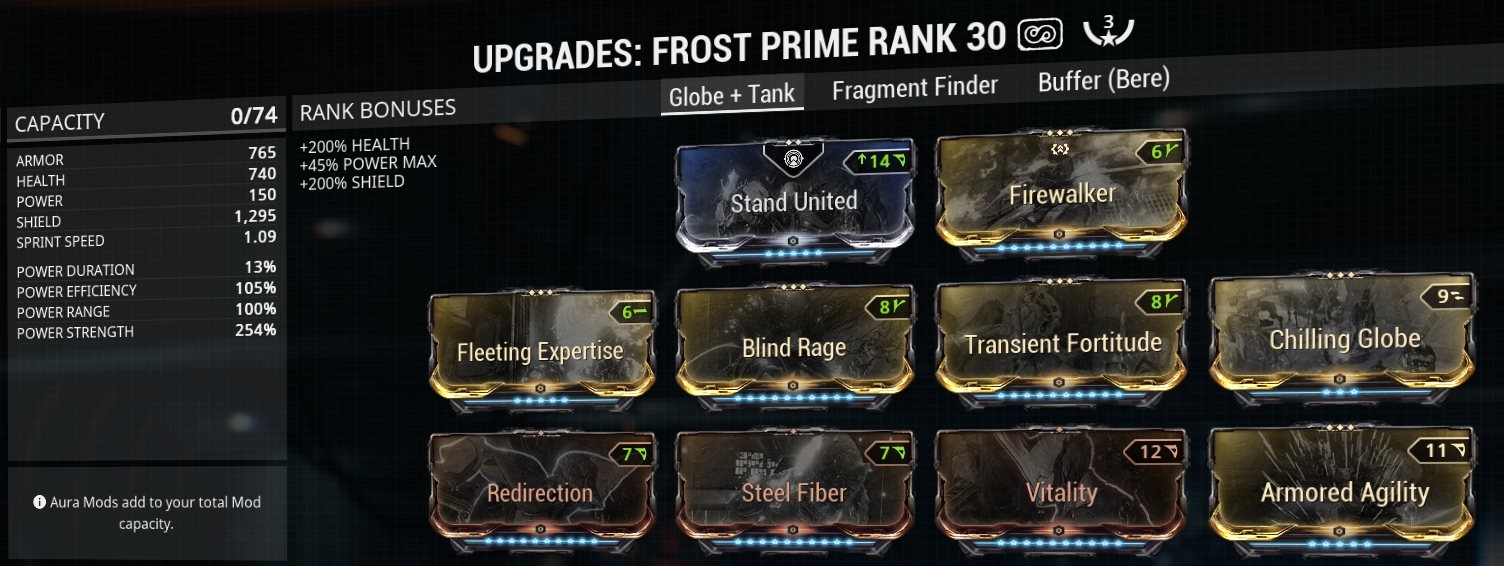 best mods for frost prime