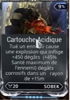 Cartouche Acidique
