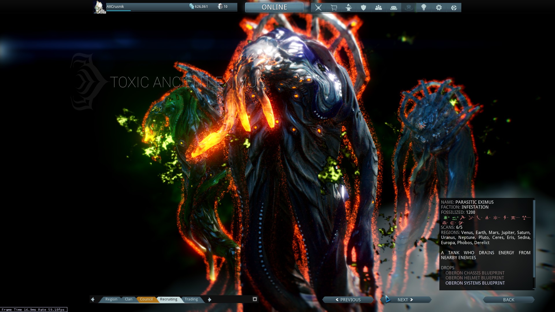 Warframe eximus Warframe eximus