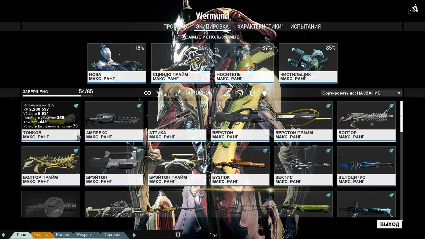 гальванизированные моды варфрейм