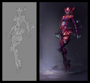 warframe octavia deluxe concept screencap skin devstream wiki