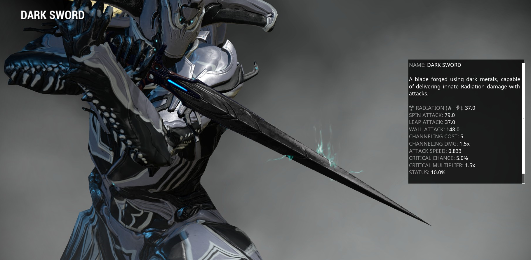 Dark sword warframe