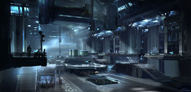 Moon base.