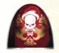 A pauldron from the ceremonial armour of the Karaoghlanlar