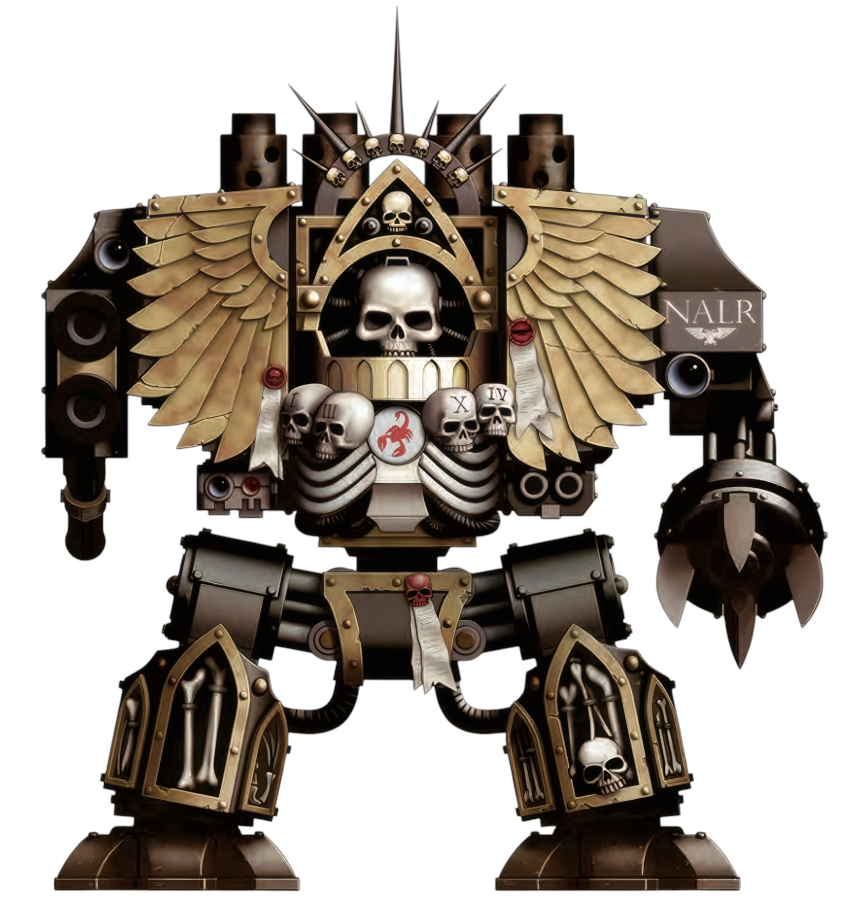 Image Venerable Dreadnought Chaplain Nair.png Warhammer 40k