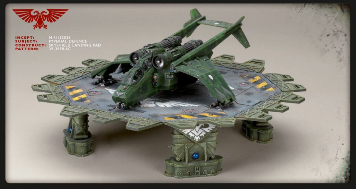 Skyshield Landing Pad Warhammer 40k Wiki Fandom