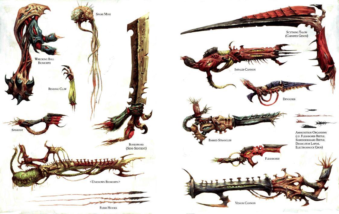 Tyranid Biomorphs | Warhammer 40k Wiki | Fandom