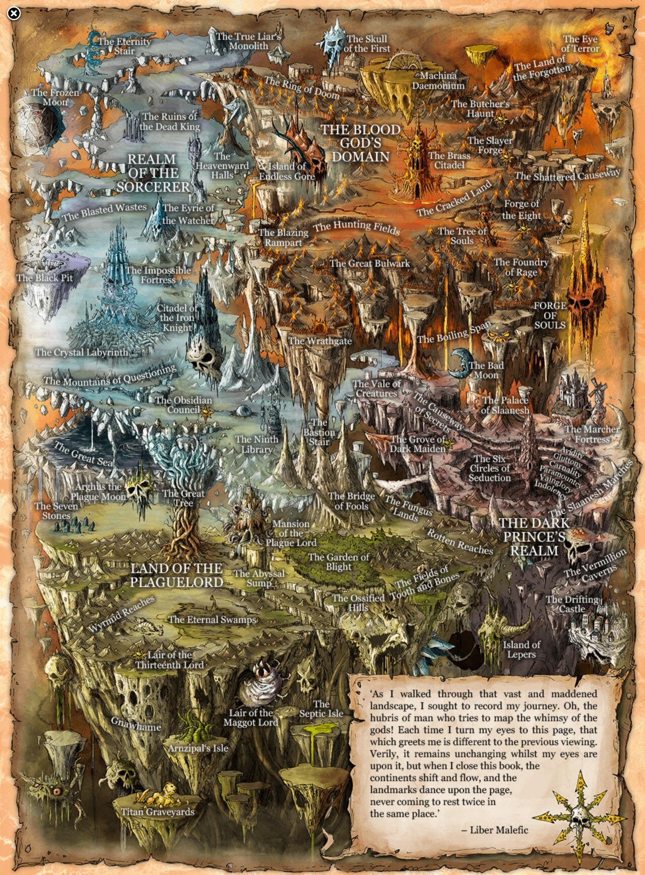 warhammer total war campaign map