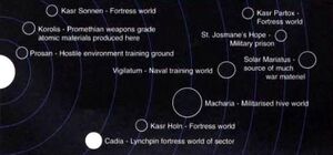 Cadian Sector Map