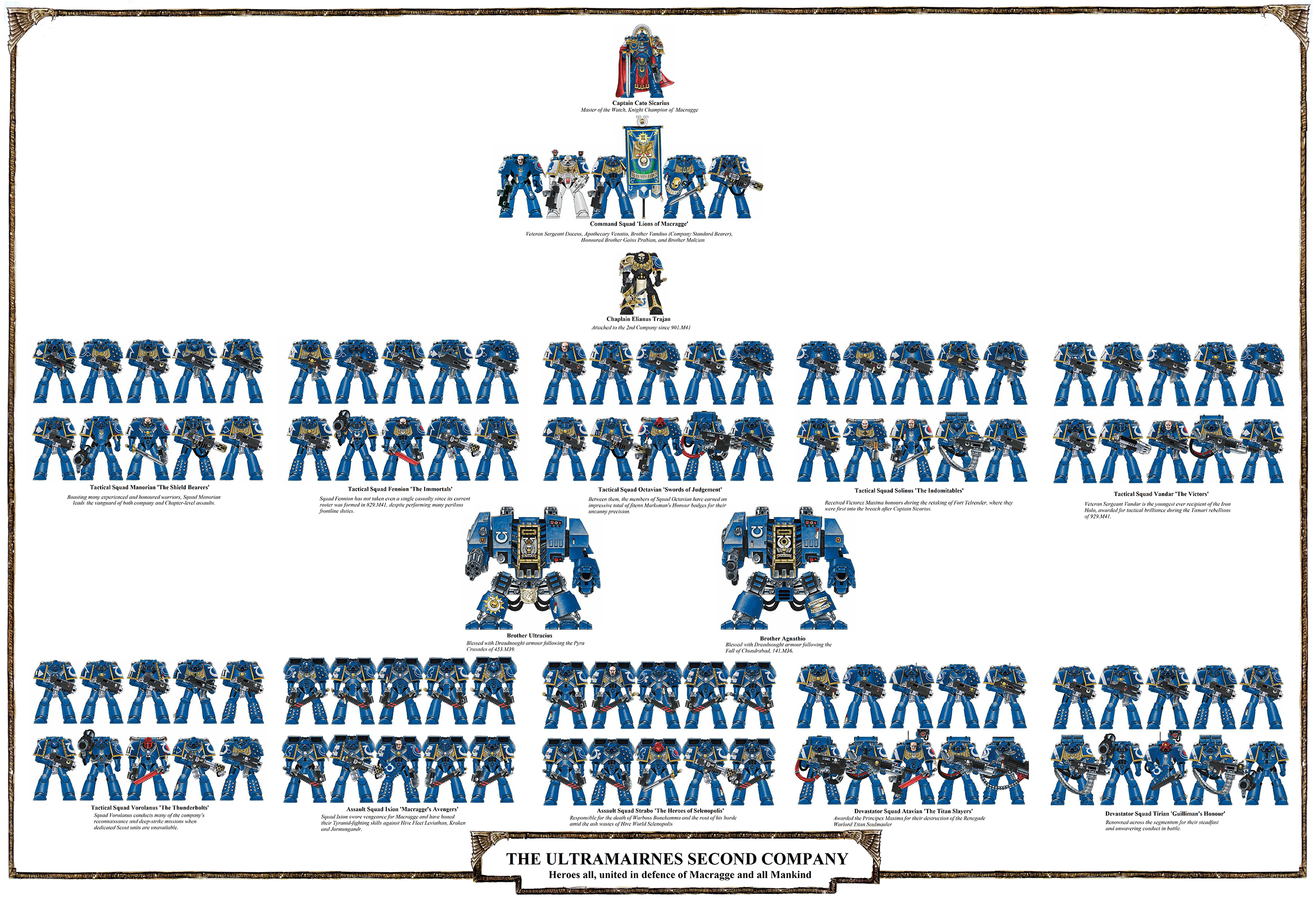 Space Marine Force Organization Chart