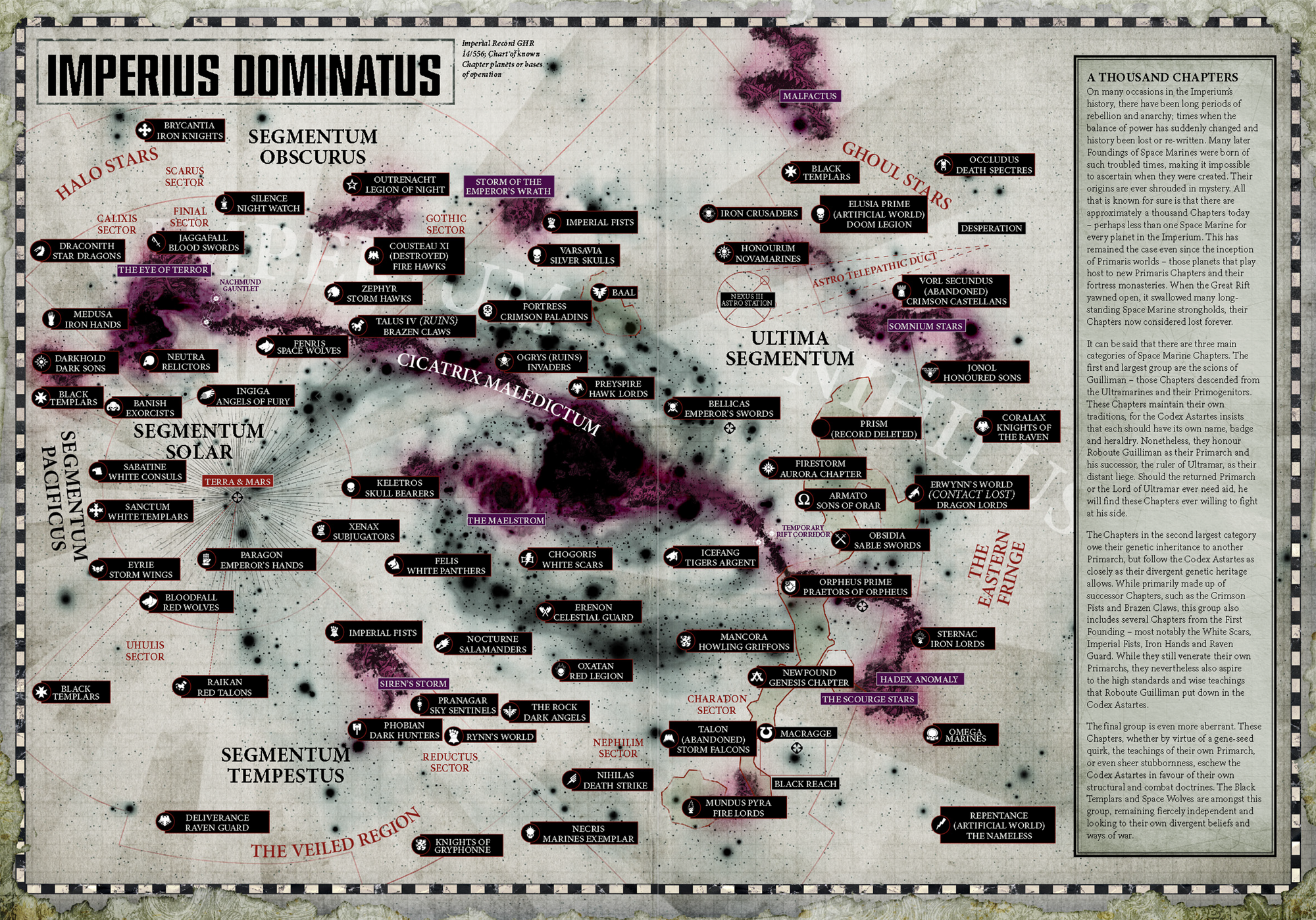 Карта галактики warhammer 40000 на русском