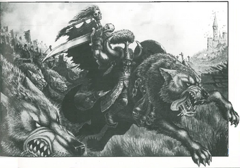 Ghazak Khan Dogs of War 5th Edition illustration