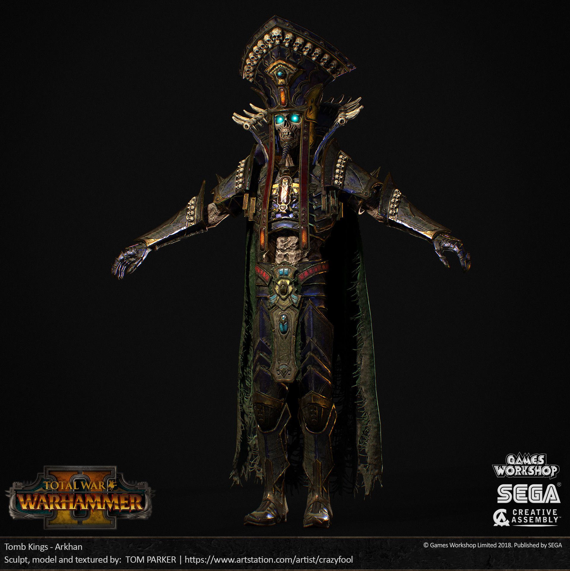 Image - Total War Warhammer 2 Arkhan the Black Render.jpg | Warhammer