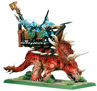 Warhammer Old world, lizard, lezard, metal stegadon oop howdah skink