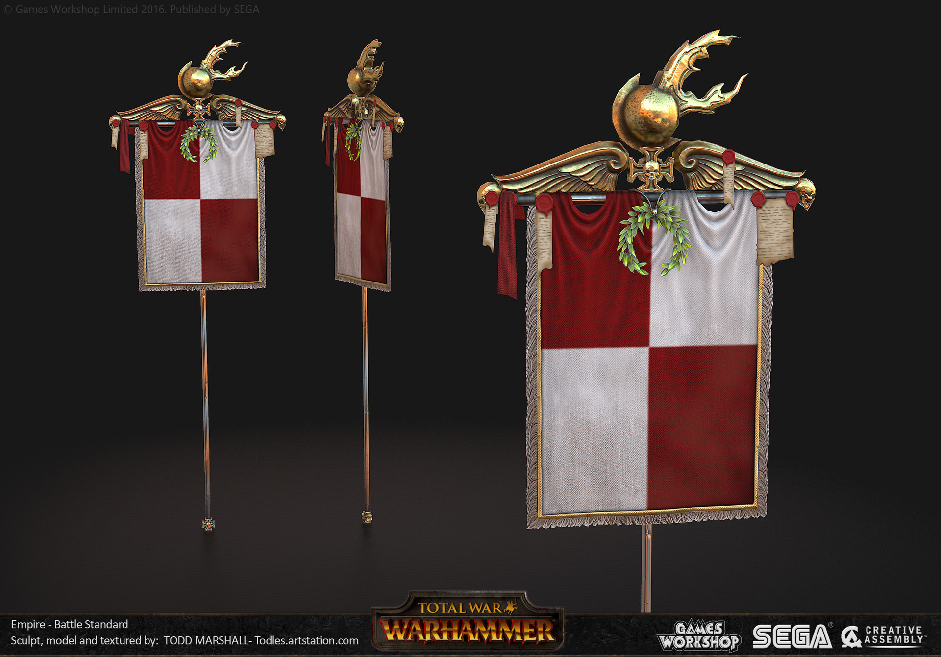Image - Total War Empire Battle Standard Render 1.jpg | Warhammer Wiki ...