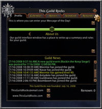 UI guild profile tab