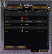 UI guild roster tab