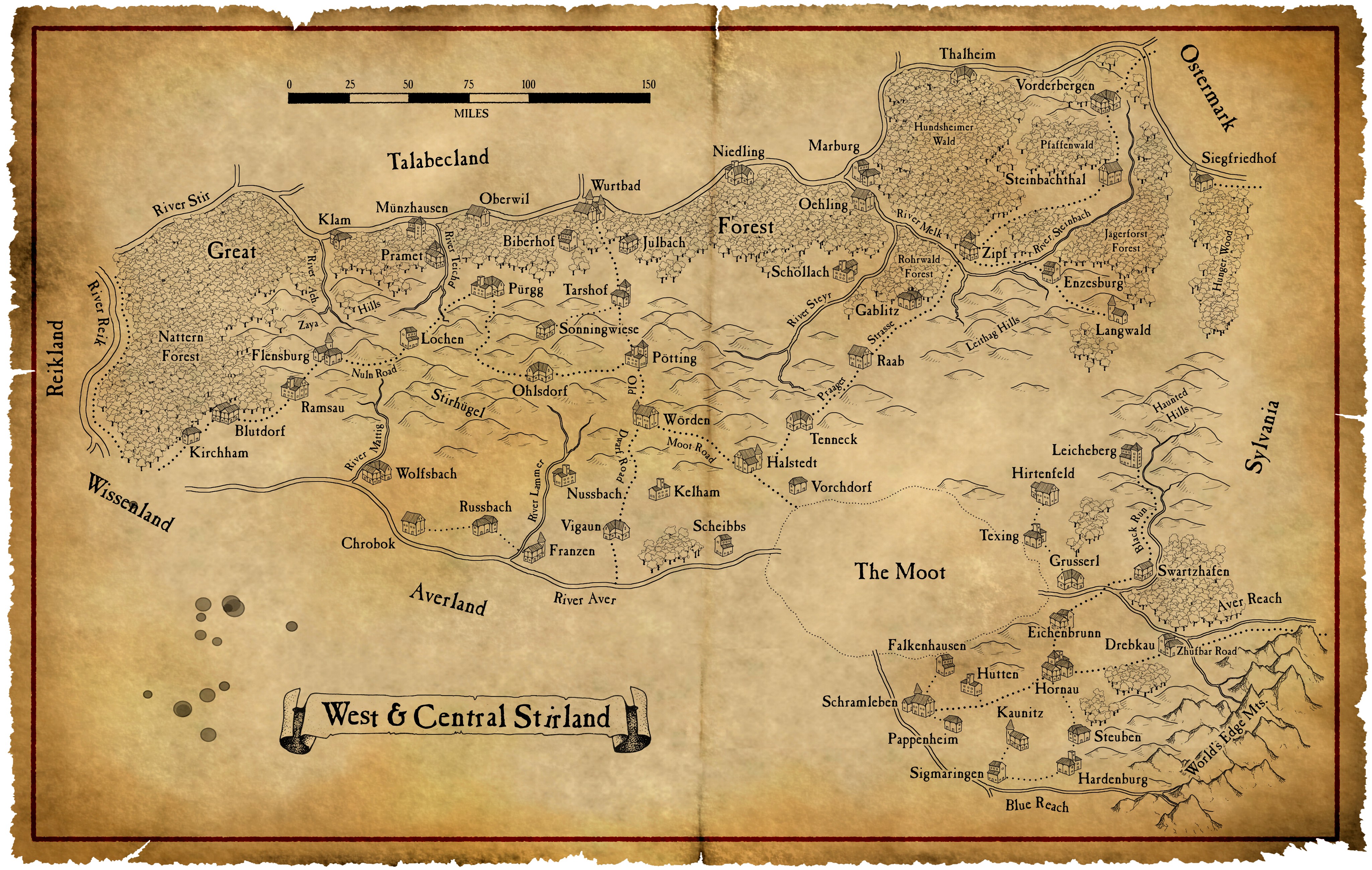2ed ravenloft campaign map