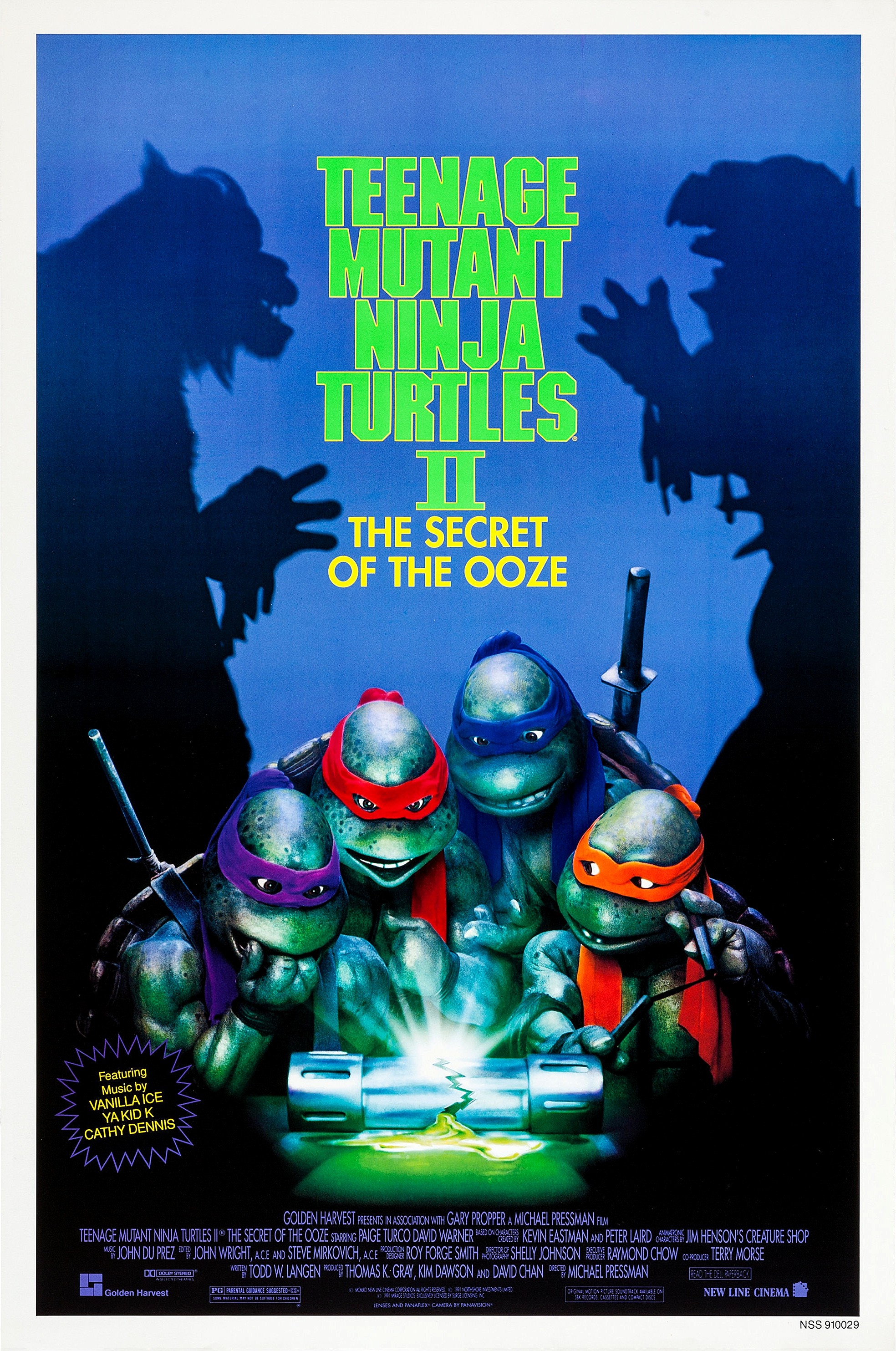 Teenage Mutant Ninja Turtles Ii The Secret Of The Ooze Warner