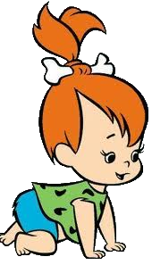 pictures of pebbles from the flintstones