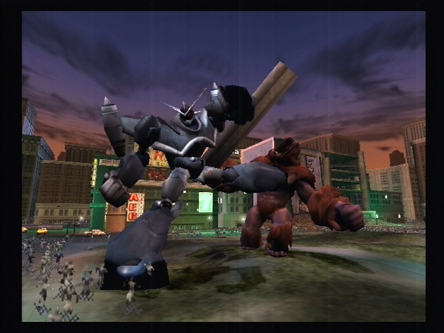 war of the monsters split screen
