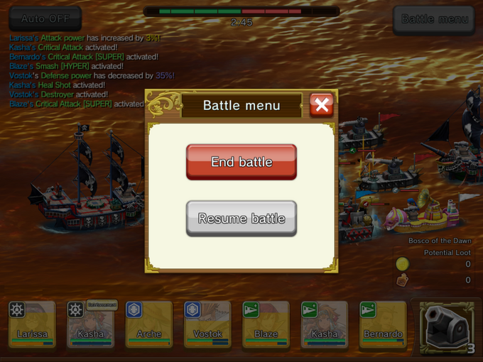 Battle Menu