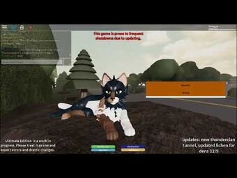 Game History Warrior Cats Ultimate Edition Roblox Rp Wiki Fandom - morph kit roblox