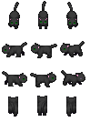 Black cat sprite 2
