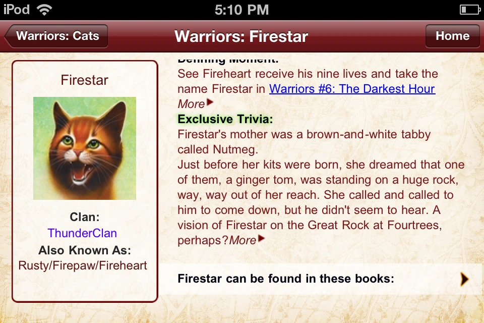 Image App.Nutmeg.png Warriors Wiki FANDOM powered by Wikia