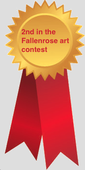 Fallenrose art contest 2nd place