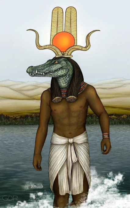 Image - Sobek-Egyptian crocodile god.jpg | Warriors Of Myth Wiki ...