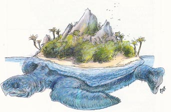 Aspidochelone Island