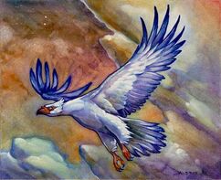 Magic Cloud Eagle by aaronboydarts