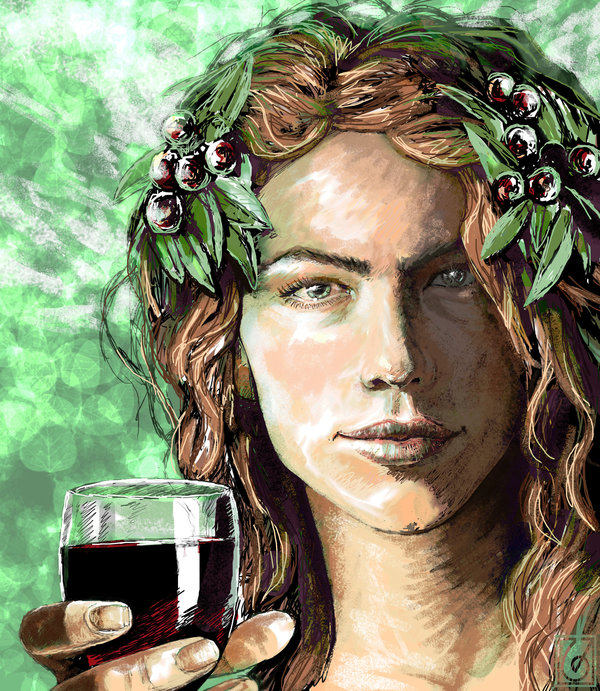 Image Dionysus Bacchus Greek God Art 03 by Janice Duke.jpg Warriors