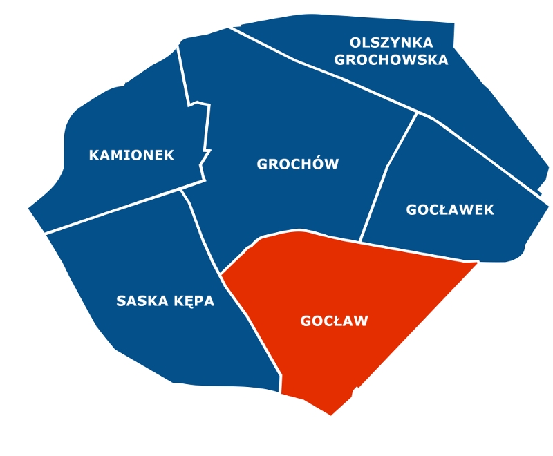 mapa warszawy gocław Gocław | Warszawikia | Fandom