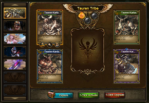 New Card System Interface