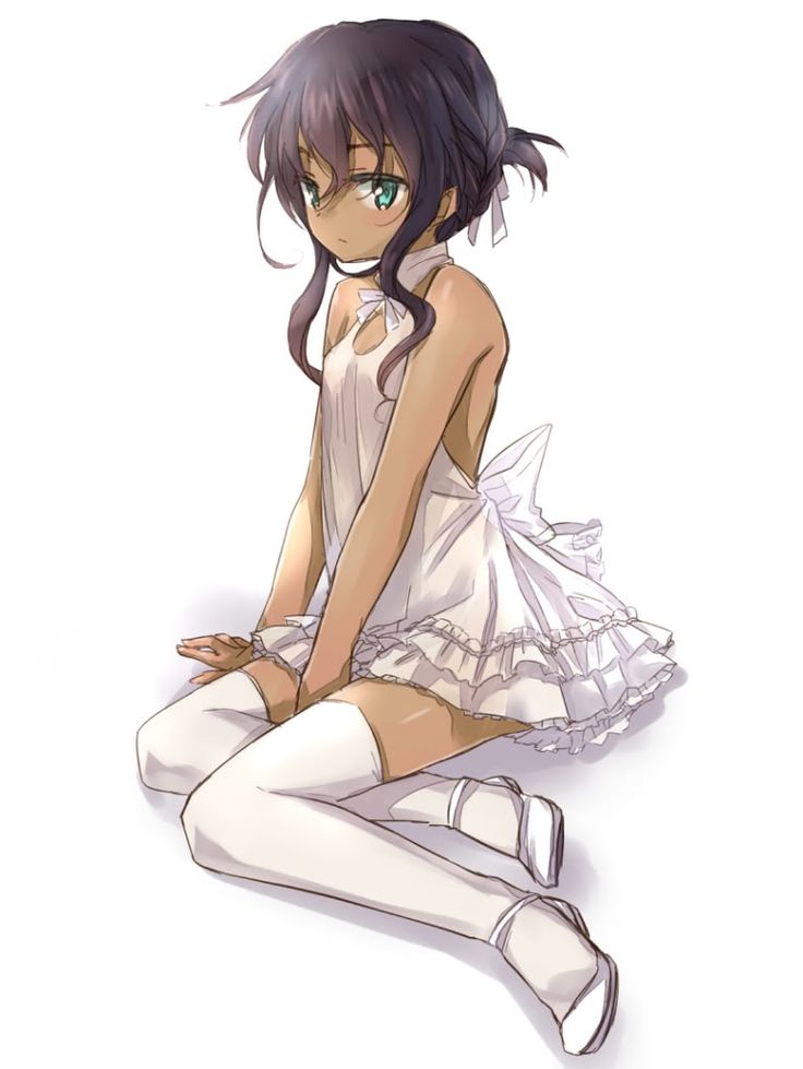Dark skinned anime character