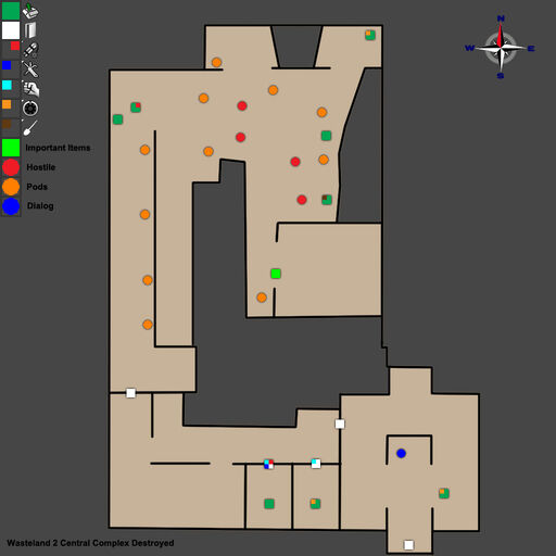 WL2 Ag Center Central Complex Destroyed Map Walkthrough