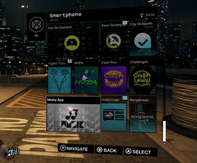 Smartphone (Contextual Interface)-WatchDogs