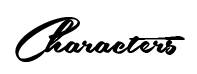 Characters