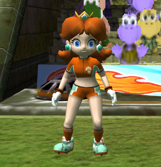 super mario strikers charged daisy voice