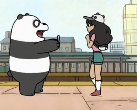 Image - Panda returning Amanda's phone.png | We Bare Bears Wiki