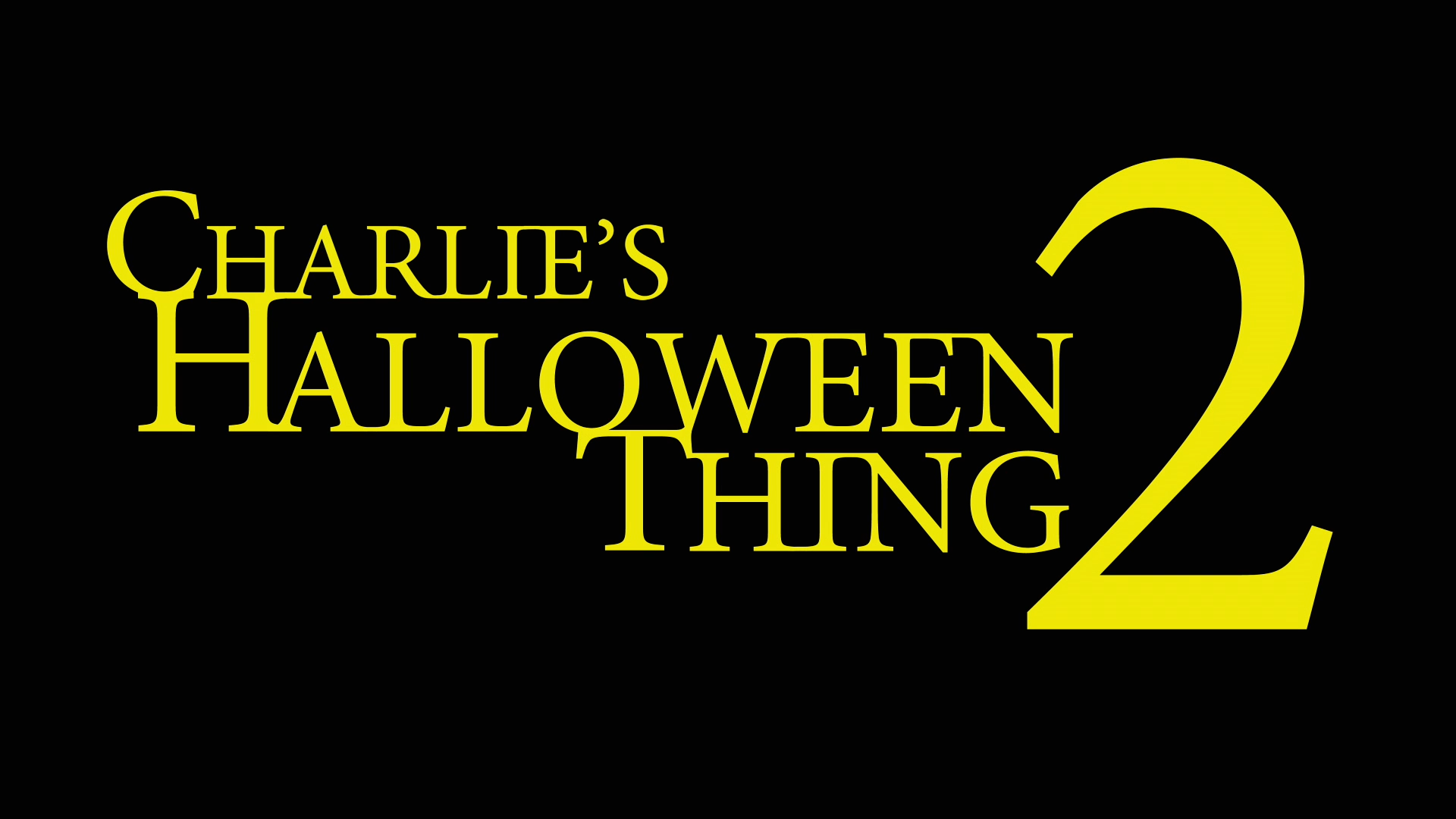 charlie s halloween thing