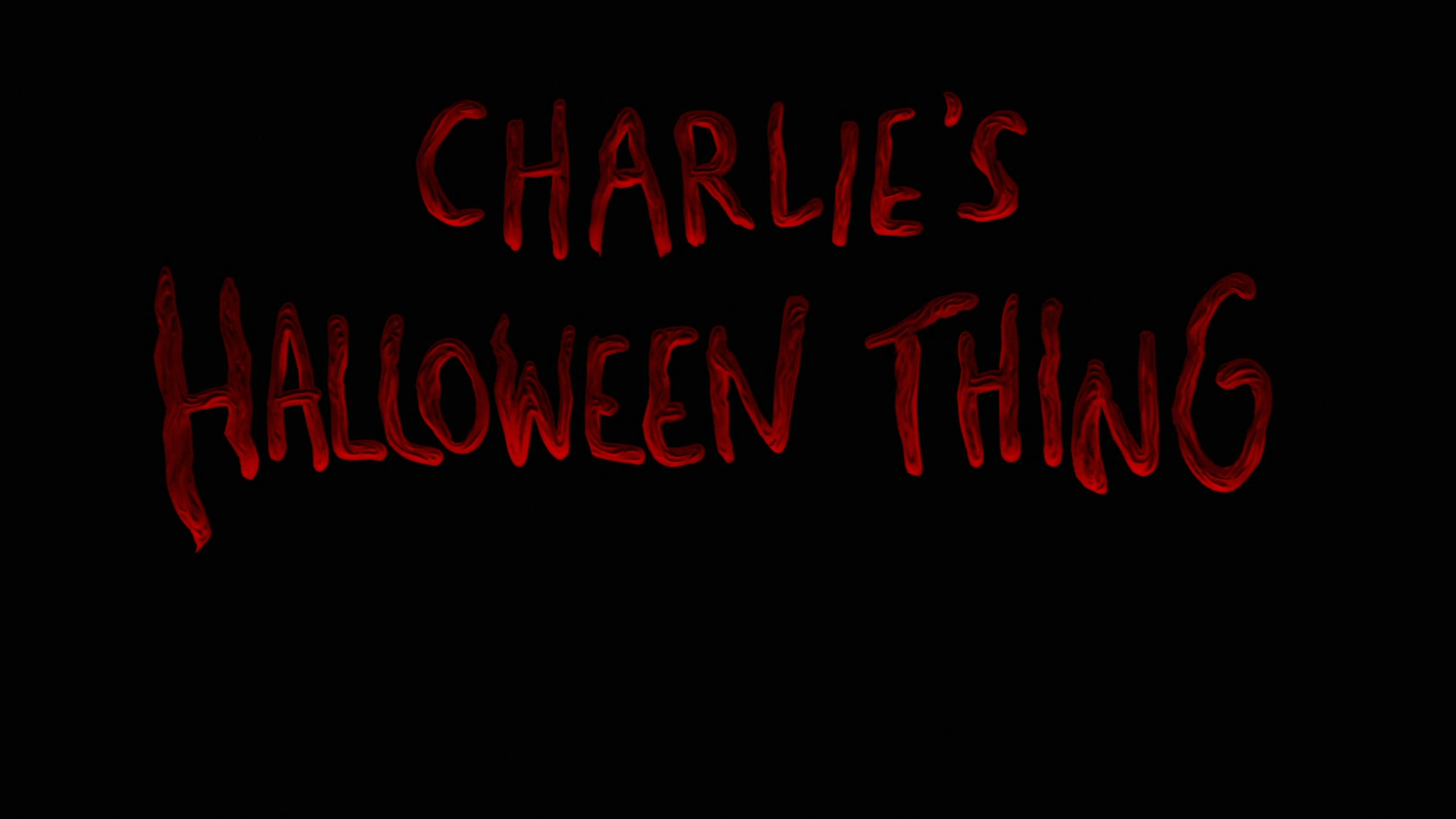 charlie s halloween thing