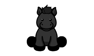 webkinz black stallion
