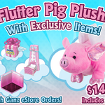 webkinz flutter pig