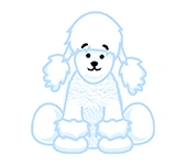 webkinz white poodle