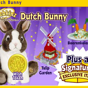 webkinz signature dutch bunny