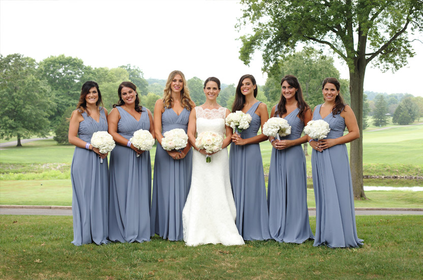6 bridesmaids and 6 groomsmen